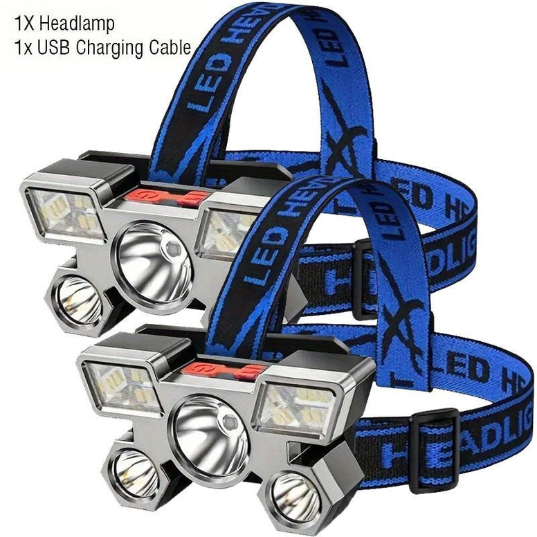 Rechargeable 5-LED Headlamp