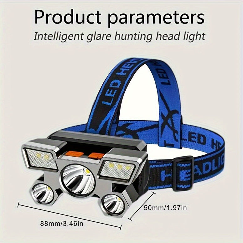 Rechargeable 5-LED Headlamp