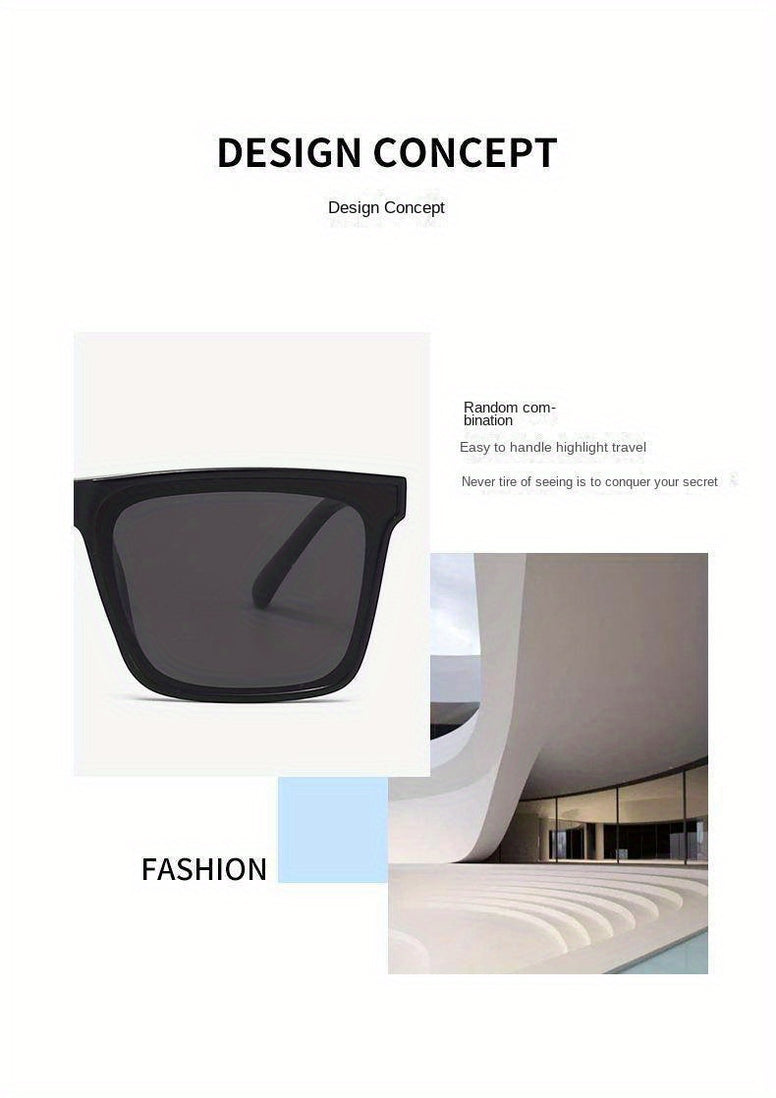 Classic Versatile Black Sunglasses for Men & Women: Perfect for Outdoor Parties, Vacations, Travel, Driving, and Photo Props