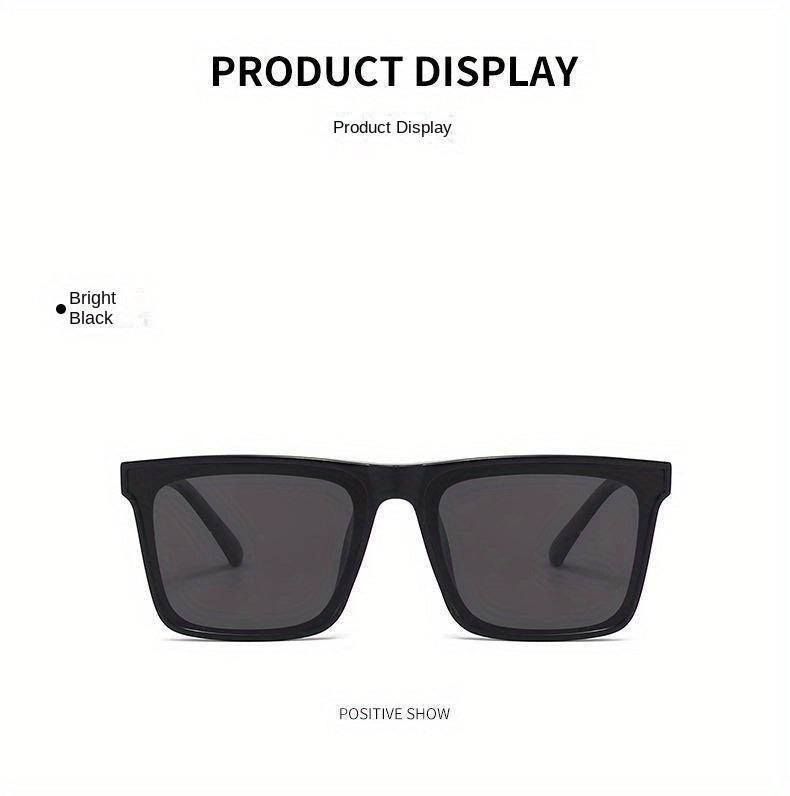 Classic Versatile Black Sunglasses for Men & Women: Perfect for Outdoor Parties, Vacations, Travel, Driving, and Photo Props