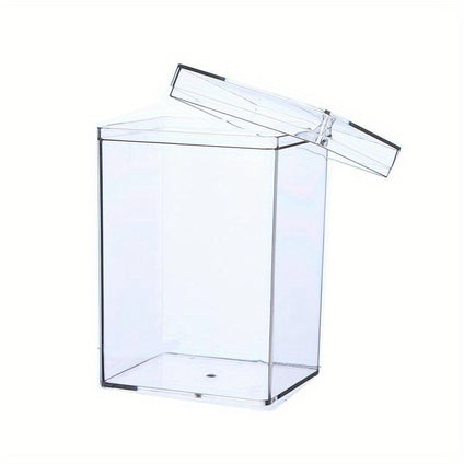 1pc, Rectangular Plastic Box, Gift Box, Display Box, Storage Box, Suitable For Retail Stores