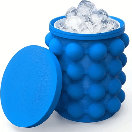 1pc Outdoor Camping Ice Bucket, Silicone Ice Making Cup, Suitable For Outdoor Picnic, Travel