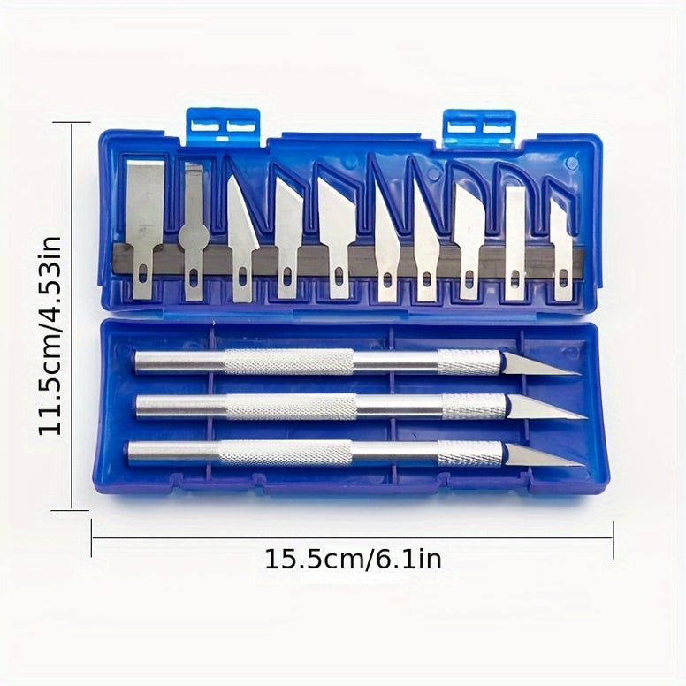 Precision Crafting Knife Set for Artists Hobbyists and DIY Enthusiasts 13 Piece