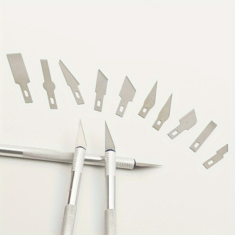 Precision Crafting Knife Set for Artists Hobbyists and DIY Enthusiasts 13 Piece