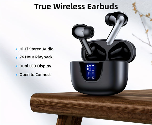 Premium Wireless Headphones with 13mm Speakers