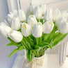 Elegant 10-Piece Real Touch Tulip Bouquet