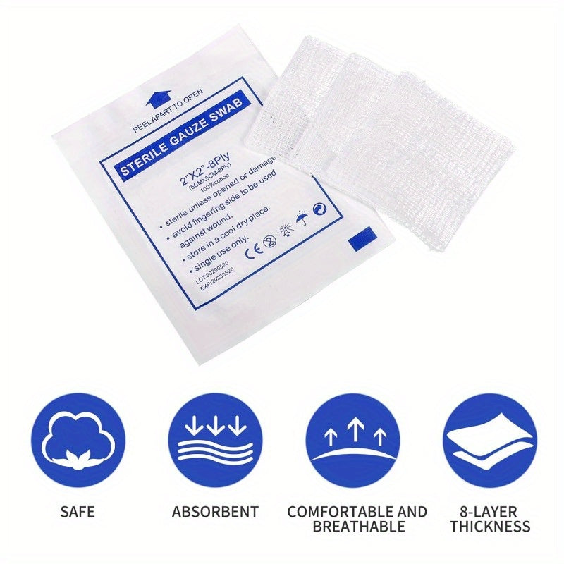 Absorbent Disposable Hemostatic Cotton Gauze