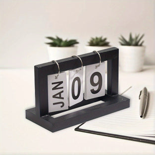 Wooden Flip Calendar