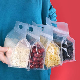 10Pack MultiUse Storage Bags for Food and Kitchen Organization