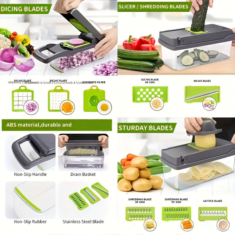 16-Piece Multifunctional Vegetable