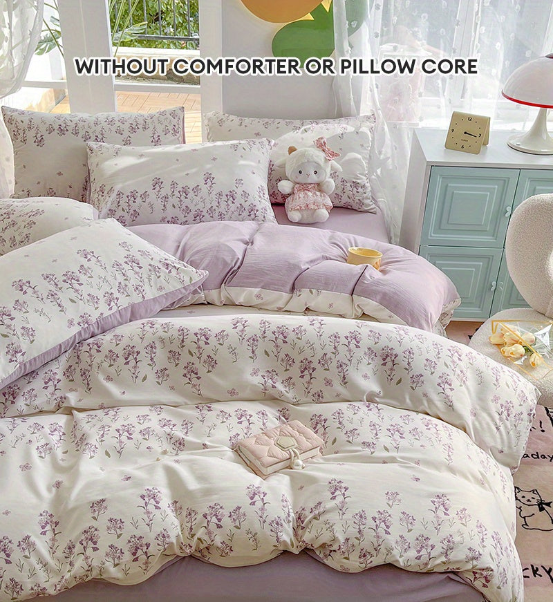 Vintage Floral Duvet Cover Set