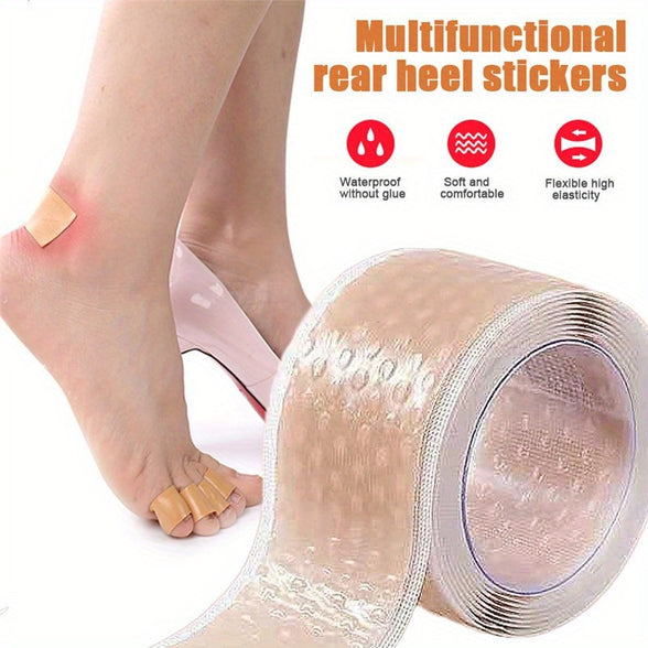 Comfort Grip Gel Heel Protector Tape: Foot Care Adhesive Blister Pads for Shoe Comfort and Cushioning