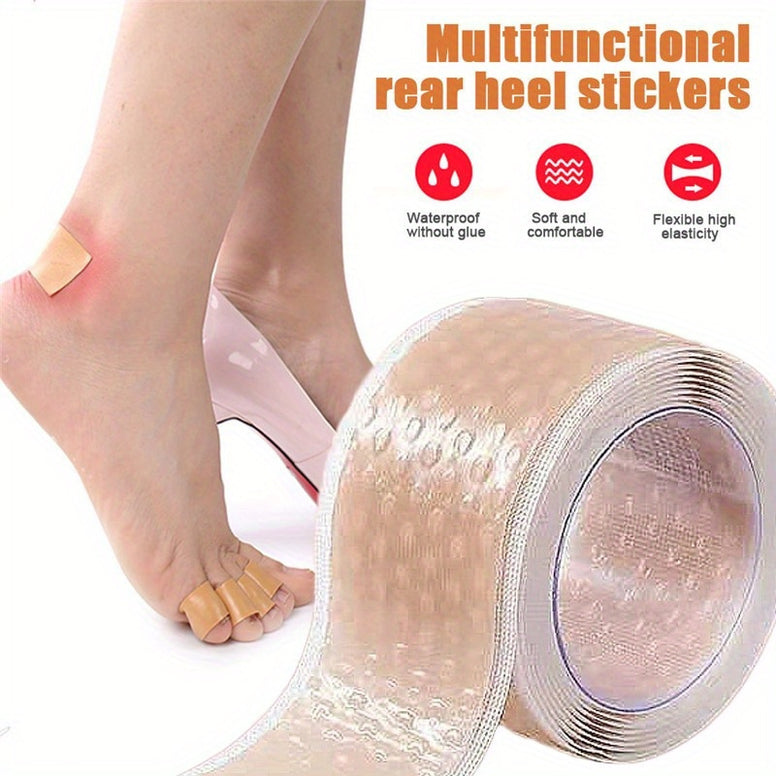 Comfort Grip Gel Heel Protector Tape: Foot Care Adhesive Blister Pads for Shoe Comfort and Cushioning