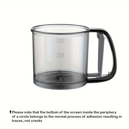 Easy-Press Semi-Automatic Flour Sifter - Durable Pp, Perfect For Baking & Kitchen Use