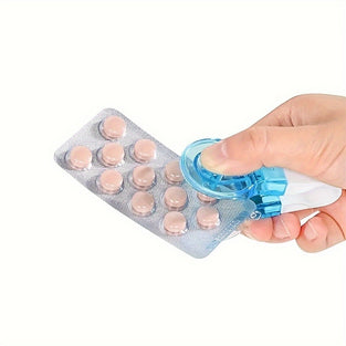 Easy-Use Portable Pill Dispenser with Built-In Medicine