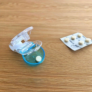 Easy-Use Portable Pill Dispenser with Built-In Medicine