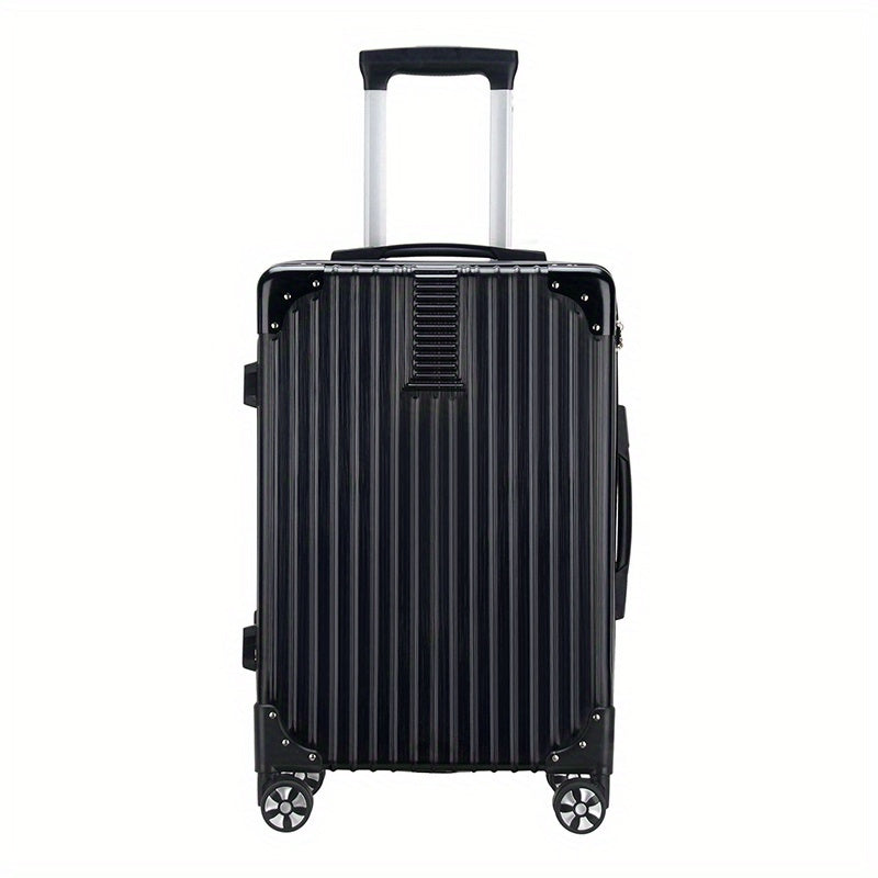 Ultimate Travel Companion: Large Capacity Silent Spinner Suitcase - Durable, Stylish, Unisex 20-24 inch