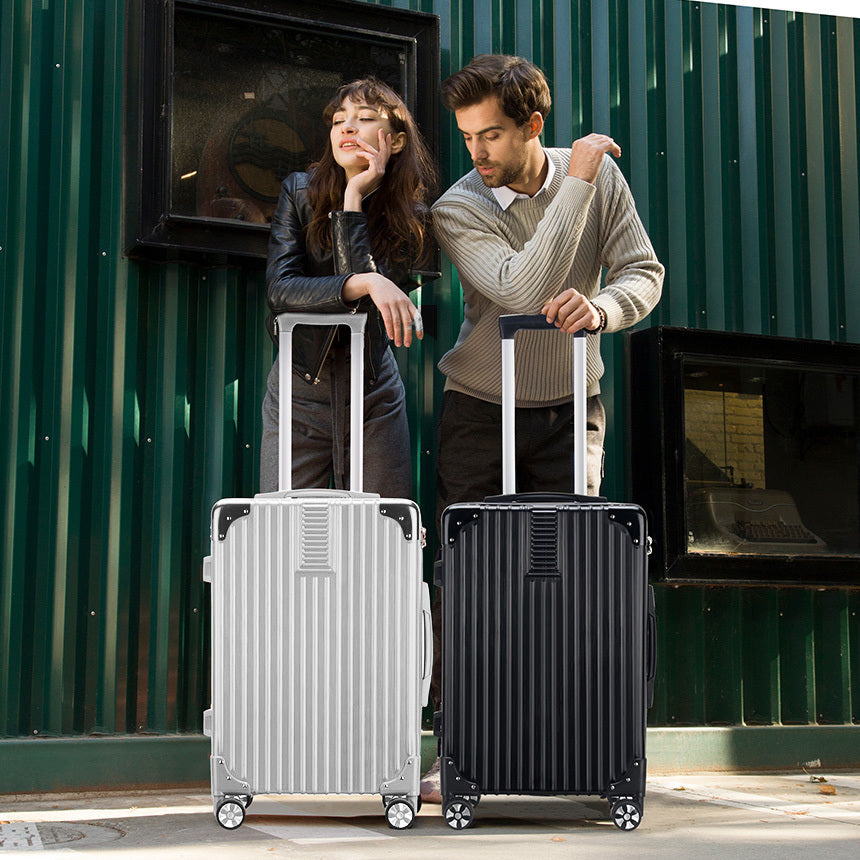 Ultimate Travel Companion: Large Capacity Silent Spinner Suitcase - Durable, Stylish, Unisex 20-24 inch