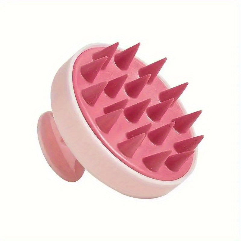 Silicone Scalp Massager Shampoo Brush - Battery-Free Shower Spa Experience