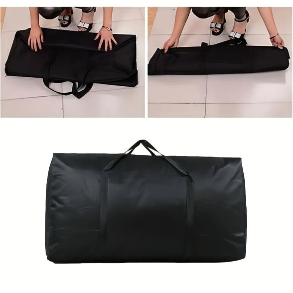 Sturdy and Spacious: Easy Transport Extra Large Storage Bag with Double Zippers and Reinforced Handles