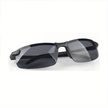 Enhance Your Night Driving with 1-2-4-8pcs Night Vision Men Glasses: Anti-Glare Vintage Style for Outdoor Sports and Casual Wear