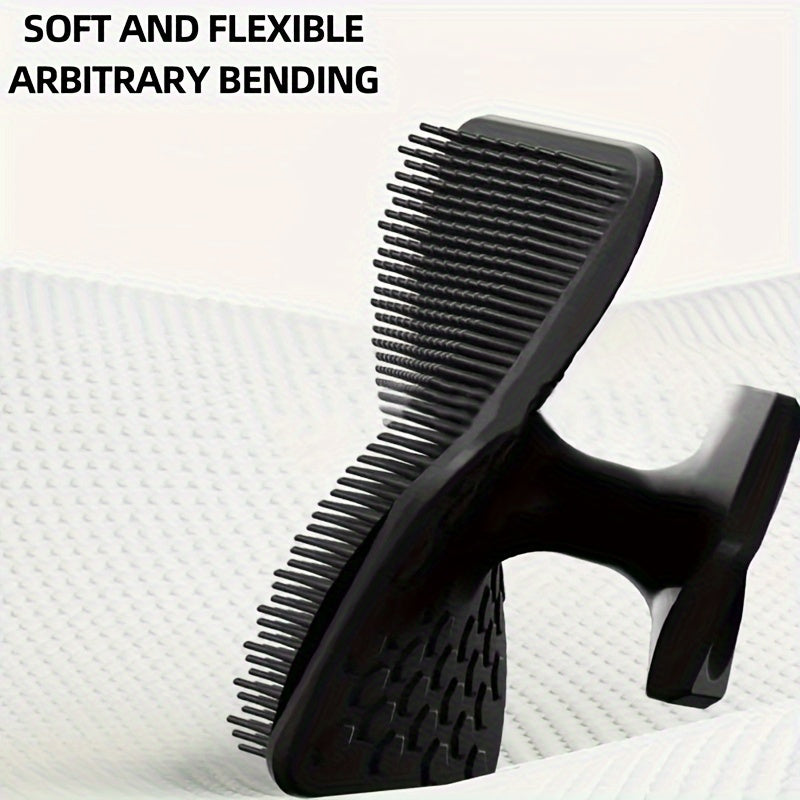 Men's Silicone Face Scrubber: Gentle Exfoliator Pad and Massager for Deep Cleansing and Dead Skin Removal