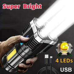 مصباح عمل LED COB قابل لإعادة الشحن عبر USB