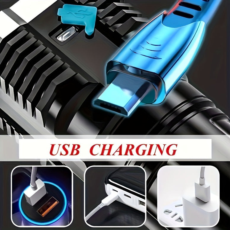 مصباح عمل LED COB قابل لإعادة الشحن عبر USB