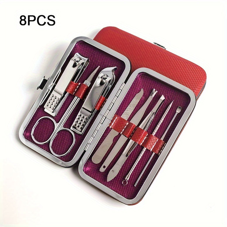 Complete Professional Manicure Pedicure Set All in One Grooming Kit for Salon Quality Nail Care