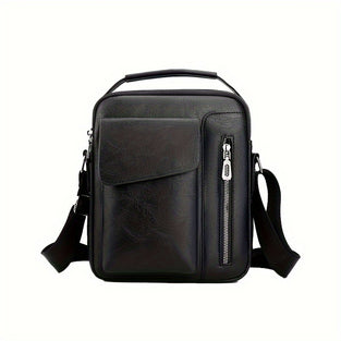 1pc Men's Retro Shoulder Bag, Simple Fashion Crossbody Bag