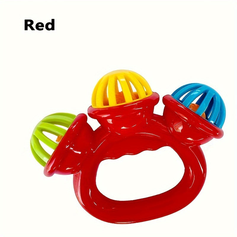 Whimsical Hand-Cranked Baby Rattle Toy for Infants