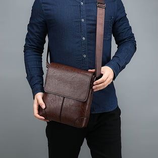 1pc Men's Trendy Fashion Casual Shoulder Crossbody Bag