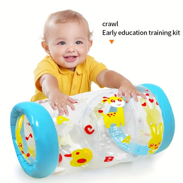 Crawling Activity Roller with Rattle and Ball for Infants and Toddlers