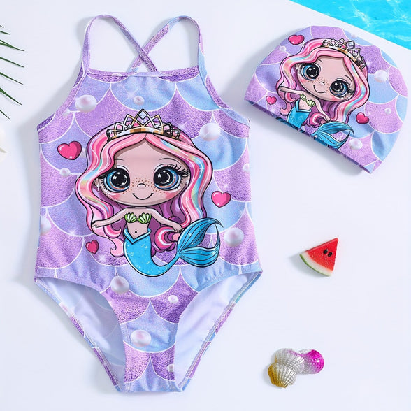 Adorable Baby Girl's Swimsuit