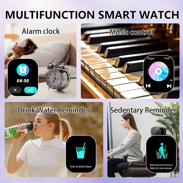 Fashion Meets Function: Stylish Women's Smartwatch with Wireless Calling, Fitness & More