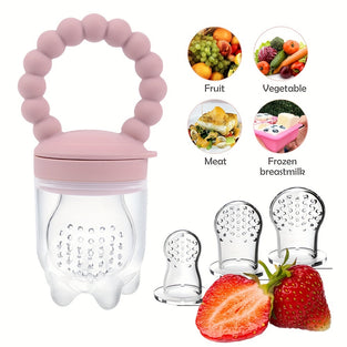 COZYPANDA Silicone Baby Fruit Feeder