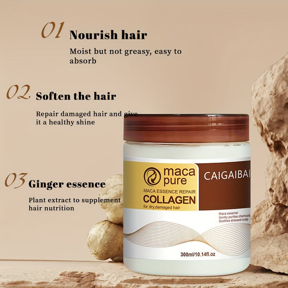 Collagen Infused Unisex Adult Hair Mask: Deep Conditioning Treatment for All Hair Types