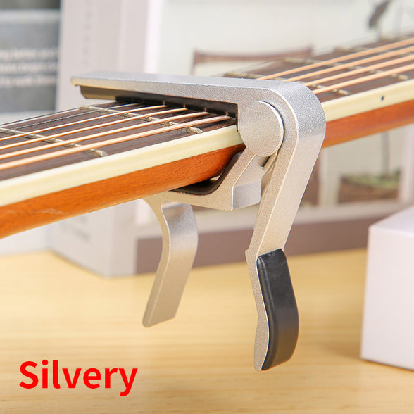 Premium Aluminum Alloy Guitar Capo: Quick Change Clamp for Guitarists of All Styles