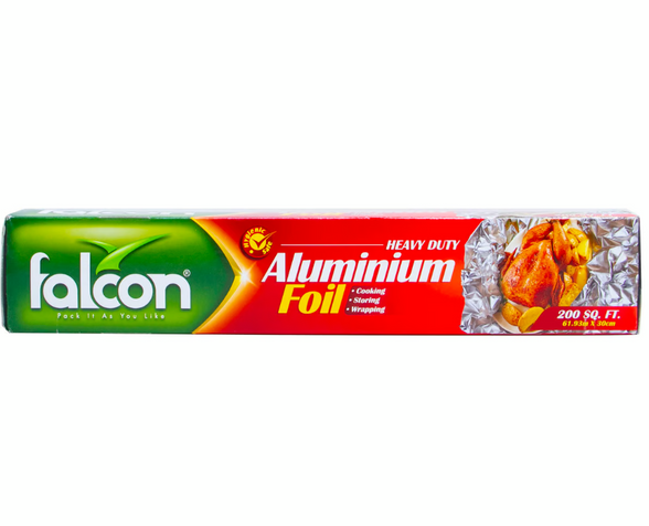 ALUMINIUM FOIL 200SQFT FALCON  1 CTN ( 12 Pieces )