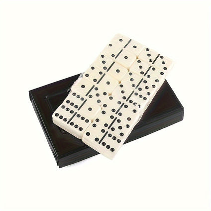 1 Set Double Six Domino Set For Entertainment, Leisure, Tourism, Fun Table Games, Domino Puzzle Toys