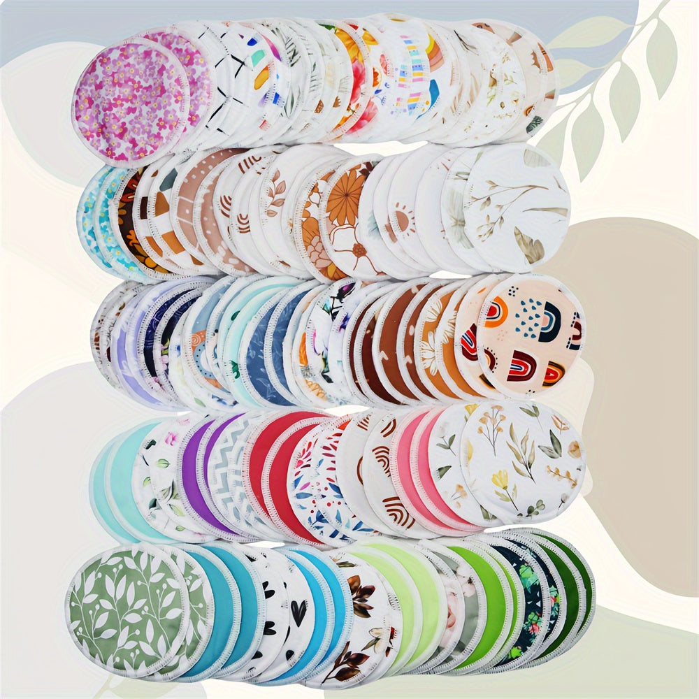 10 Pack Washable Nursing Pads with Portable Storage Bag