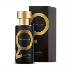 Lure Her Perfume for Men Golden Pheromone Cologne Men Increase Charm to Enhance Temperament 50ML