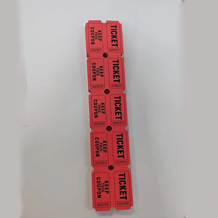 200pcs Red Raffle Tickets Tickets For Events, Carnivals, Door Prizes, Party Suppl