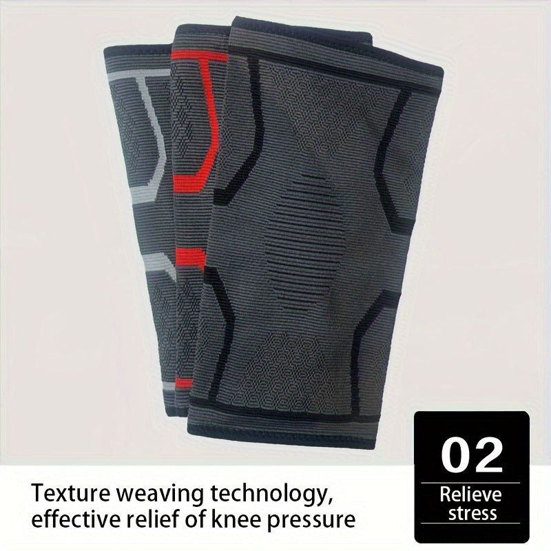 Knitted Sports Knee Pad: Warm and Coldproof for Outdoor Activities - Recommended Size Up for Ultimate Comfort