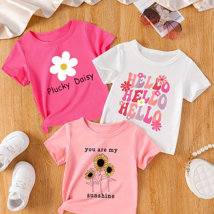 3pcs Baby's T-shirt