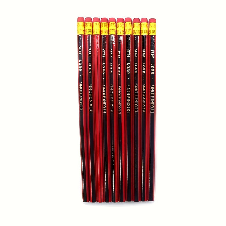 50-Pack Classic HB Wood Pencils with Erasers