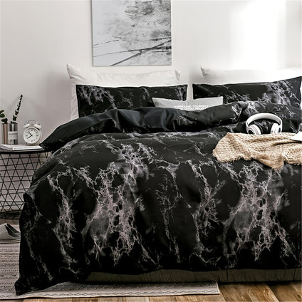 3pcs Printed Duvet Cover Set (1pc*Duvet Cover + 2pcs*Pillowcase, No Pillow Core), Soft Bedding For Bedroom & Guest Room