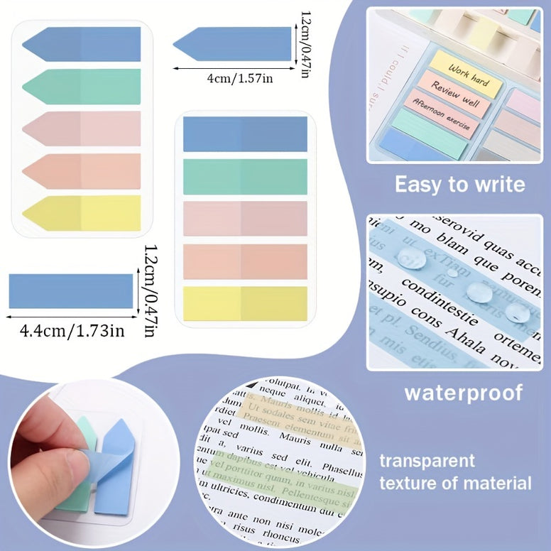 100-Piece Colorful Sticky Note Set: Creative Index Markers