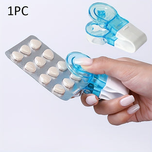 1pc Portable Pill Taker Remover With Medicine Box Household Gadgets