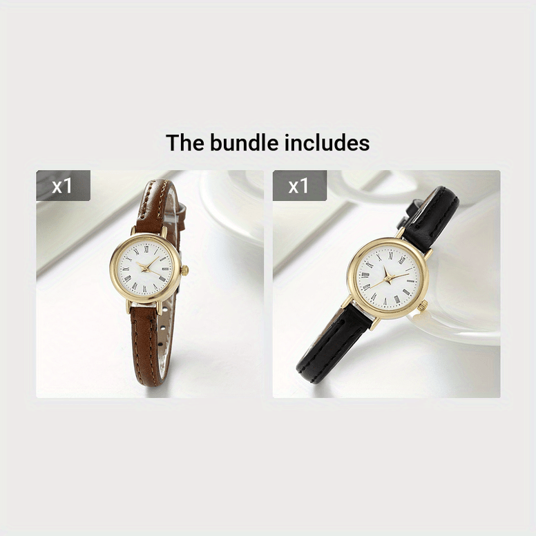 Retro Rome Fashion Analog Quartz Wrist Watch for Women